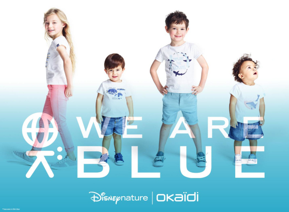法国童装Okaidi-Obaibi携手迪士尼自然Disneynature最新纪录片《蓝色》，帮助儿童了解保护海洋的重要性