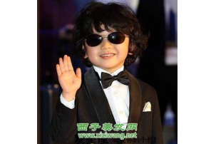 韩国第一童星王锡玄的可爱发型图片